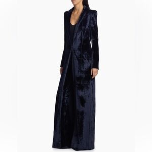 Galvan London

Crushed Velvet Floor-Length Coat